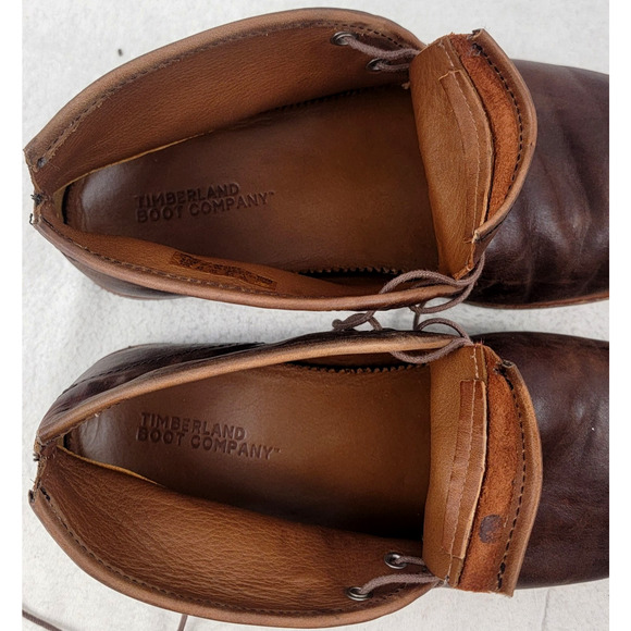 Timberland Boot Co Wodehouse Leather Chukka Boots Men’s 9 Brown - Picture 6 of 8